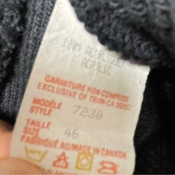 Mens Vintage Arnold Palmer Grandpa Black Zip Cardigan Size XL - Picture 4 of 6